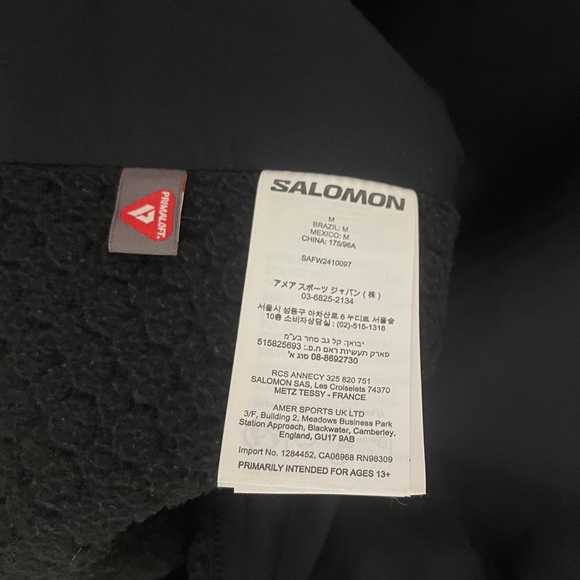 Salomon Black Long Sleeve Shirt - Picture 7 of 7